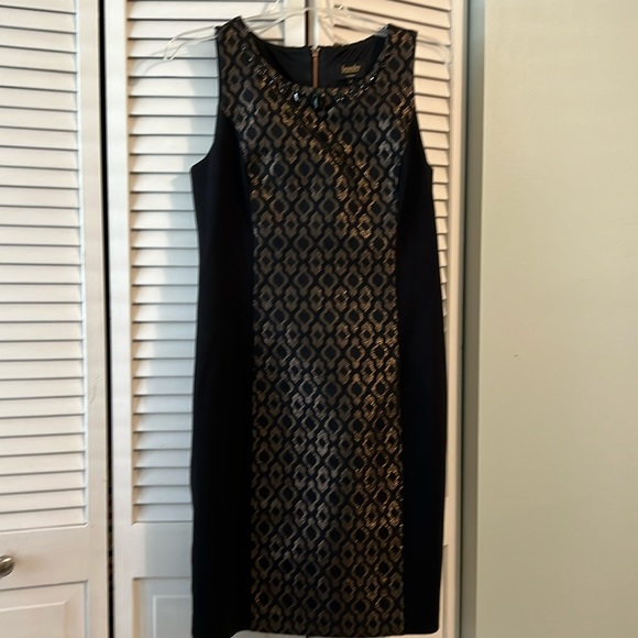 Laundry by Shelli Segal Black Printed Dress - Picture 1 of 6